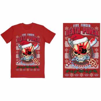 Merch Five Finger Death Punch: Camiseta Zombie Kill Xmas 