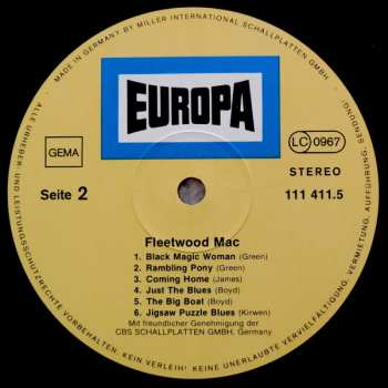 LP Fleetwood Mac: Fleetwood Mac