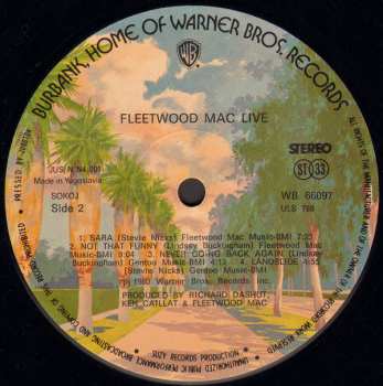 2LP Fleetwood Mac: Live