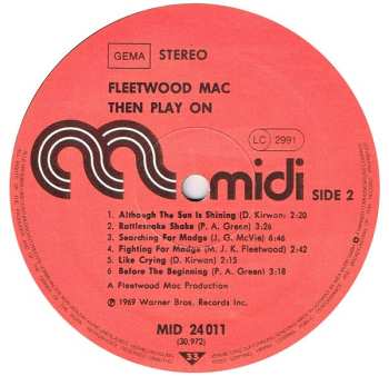 LP Fleetwood Mac: Then Play On