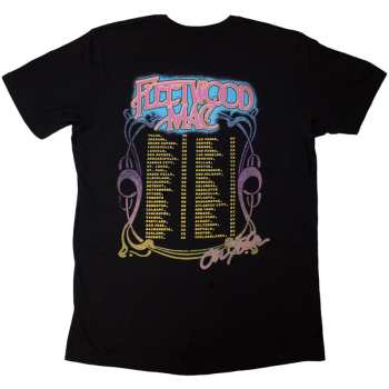 Mercancía Fleetwood Mac: Fleetwood Mac Unisex T-shirt: On Tour (black) (back Print) (small) S