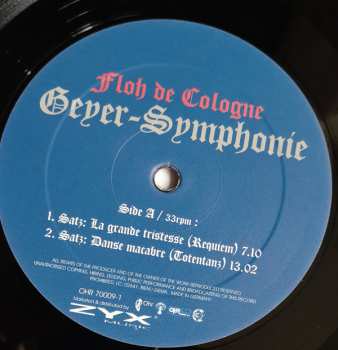 LP Floh De Cologne: Geyer-Symphonie (In Rock-Dur Knöchelverzeichnis 4712)