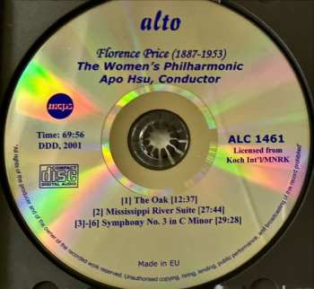 CD Florence B. Price: The Oak - Mississippi River Suite - Symphony No. 3