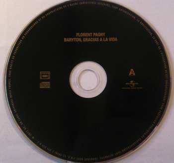 CD Florent Pagny: Baryton, Gracias A La Vida LTD