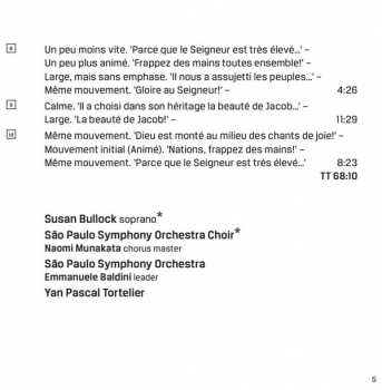 SACD Yan Pascal Tortelier: La Tragédie De Salomé • Le Palais Hanté • Psaume 47