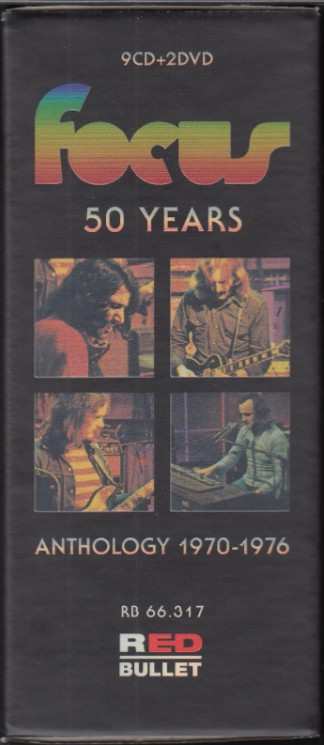 9CD/2DVD/Caja Focus: 50 Years: Anthology 1970-1976