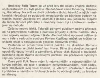 SP Folk Team: Cesty /13/
