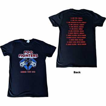 Mercancía Foo Fighters: Foo Fighters Unisex T-shirt: Concrete & Gold 2019 European Tour (ex-tour) (back Print) (small) S