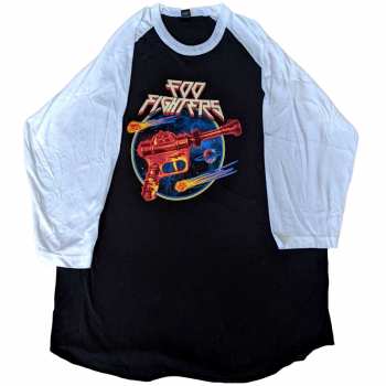 Mercancía Foo Fighters: Foo Fighters Unisex Raglan T-shirt: Ray Gun (black & White) (small) S