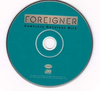 CD Foreigner: Complete Greatest Hits