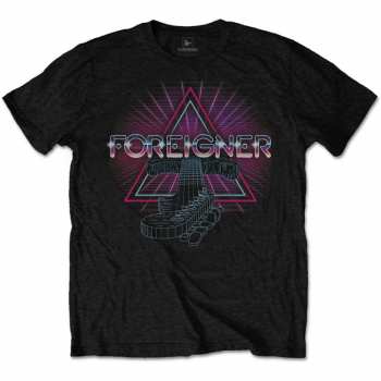 Merch Foreigner: Camiseta Neon Guitar