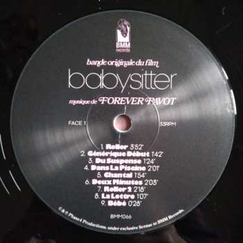 LP Forever Pavot: Bande Originale Du Film Babysitter