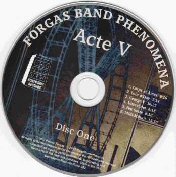 CD/DVD Forgas Band Phenomena: Acte V