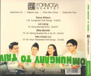 CD Formosa Quartet: From Hungary To Taiwan