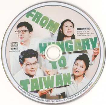 CD Formosa Quartet: From Hungary To Taiwan