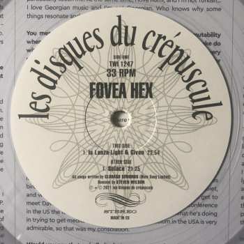 LP/CD Fovea Hex: The Salt Garden (Landscaped) CLR