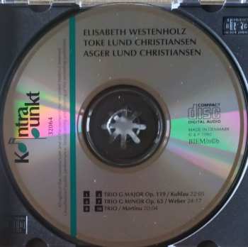 CD Bohuslav Martinů: Trios For Flute, Piano And Cello