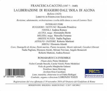 CD Francesca Caccini: La Liberazione Di Ruggiero Dall'Isola Di Alcina