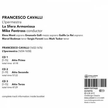 3CD Francesco Cavalli: L'Ipermestra