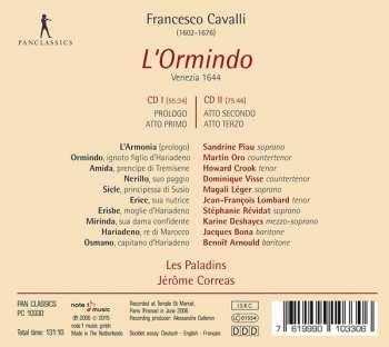 2CD Francesco Cavalli: L'Ormindo