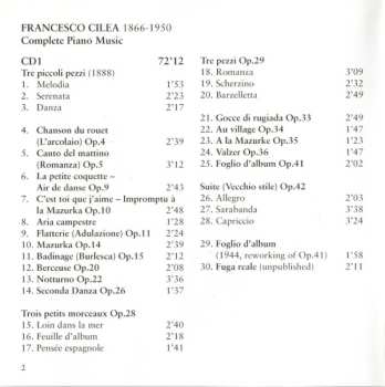 2CD Francesco Cilea: Complete Piano Music
