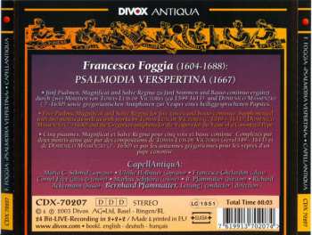 CD Francesco Foggia: Psalmodia Vespertina