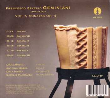 CD Francesco Geminiani: Sonatas Op.4, Vol. 1