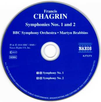 CD BBC Symphony Orchestra: Symphonies Nos. 1 And 2
