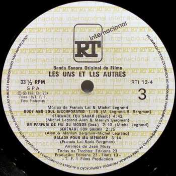2LP Michel Legrand: Les Uns Et Les Autres (Bande Originale Du Film)