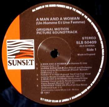 LP Francis Lai: A Man And A Woman (Original Motion Picture Soundtrack)