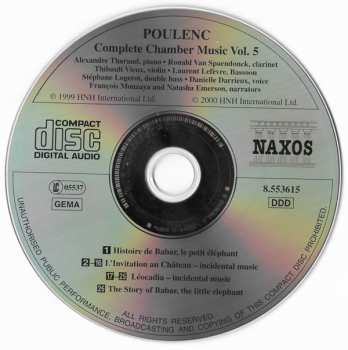 CD Francis Poulenc: Complete Chamber Music Vol. 5
