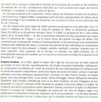 CD Francis Poulenc: Guilmant/Widor/Poulenc: Organ Concertos