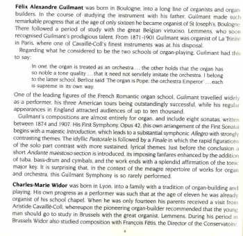 CD Francis Poulenc: Guilmant/Widor/Poulenc: Organ Concertos