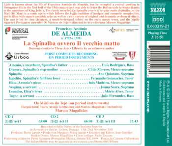 3CD Os Músicos Do Tejo: La Spinalba (Or The Mad Old Man)