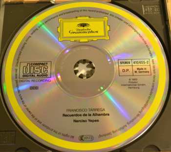 CD Narciso Yepes: Recuerdos De La Alhambra