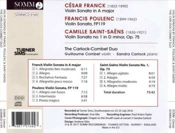 CD César Franck: Violin Sonatas