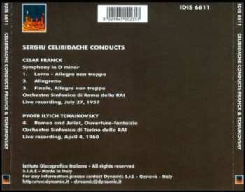 CD César Franck: Sergiu Celibidache Conducts Franck & Tchaikovsky