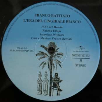 LP Franco Battiato: L'Era Del Cinghiale Bianco