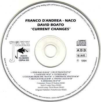CD Franco D'Andrea: Current Changes