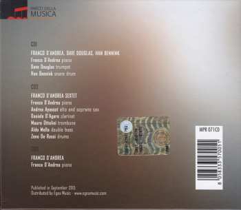 3CD/Caja Franco D'Andrea: Three Concerts. Live At The Auditorium Parco Della Musica