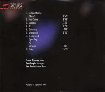 3CD/Caja Franco D'Andrea: Three Concerts. Live At The Auditorium Parco Della Musica