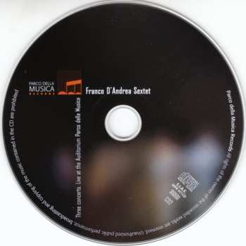 3CD/Caja Franco D'Andrea: Three Concerts. Live At The Auditorium Parco Della Musica