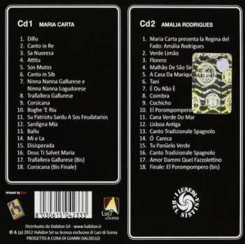 2CD Amália Rodrigues: Il Recital Di Maria Carta E Amalia Rodrigues