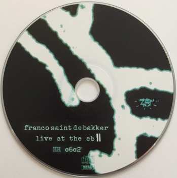 CD Franco Saint De Bakker: Live At The Ancienne Belgique II
