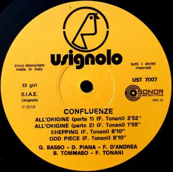 LP Franco Tonani: Confluenze LTD