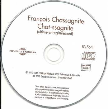 CD François Chassagnite: Chat-ssagnite