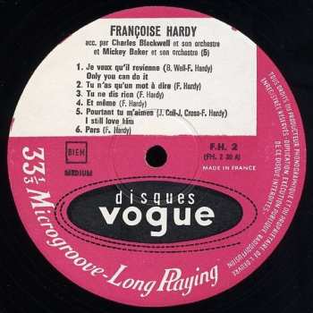 2LP Françoise Hardy: Mon Amie La Rose