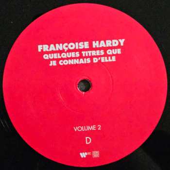 2LP Françoise Hardy: Quelques Titres Que Je Connais D'elle (Vol. 2)
