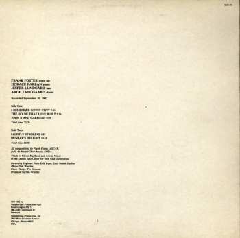 LP Frank Foster Quartet: The House That Love Built