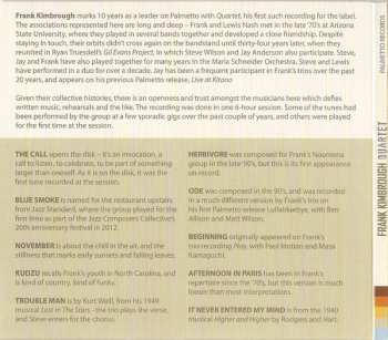 CD Frank Kimbrough: Quartet